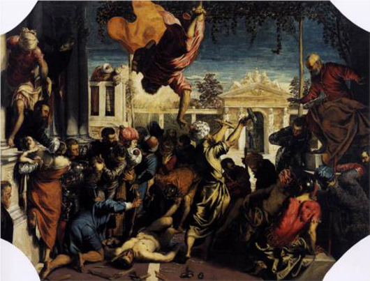 'The Miracle of St. Mark Freeing the Slave,' 1548. Image courtesy Wikipaintings.org.