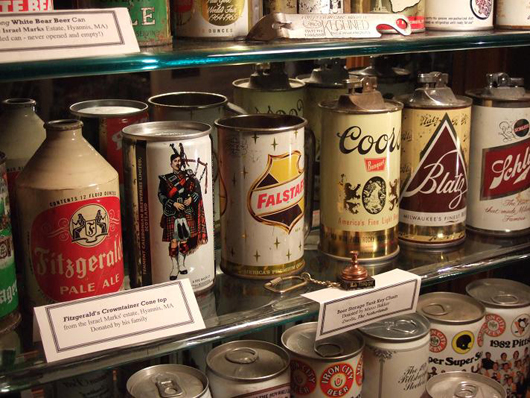 A sampling from the East Taunton Beer Can Museum.This work is licensed under the Creative Commons Attribution ShareAlike 3.0 license.