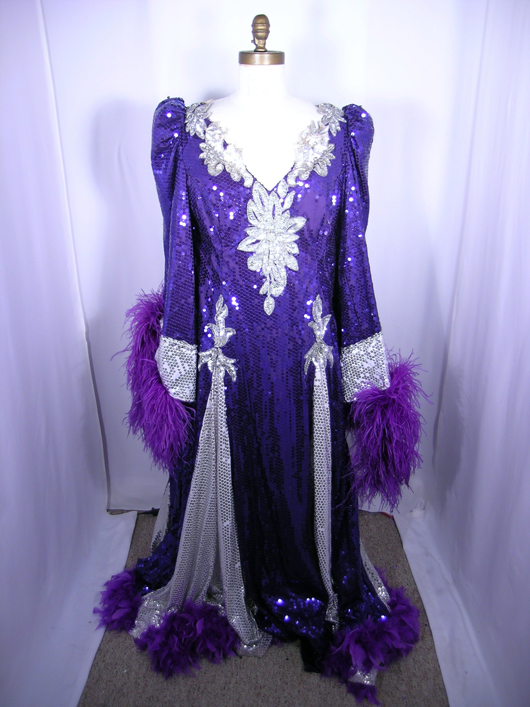 One of two fancy gowns from 'La Cage aux Folles.' Premiere Props image.
