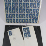 Signed Mercury Seven stamp sheet. Image courtesy Blue Moon Coins Inc.