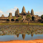 The Angkor Wat temple complex in Cambodia was built by King Suryavarman II in the early 12th century. Photo by Bjørn Christian Tørrissen. This file is licensed under the Creative Commons Attribution-Share Alike 3.0 Unported license.