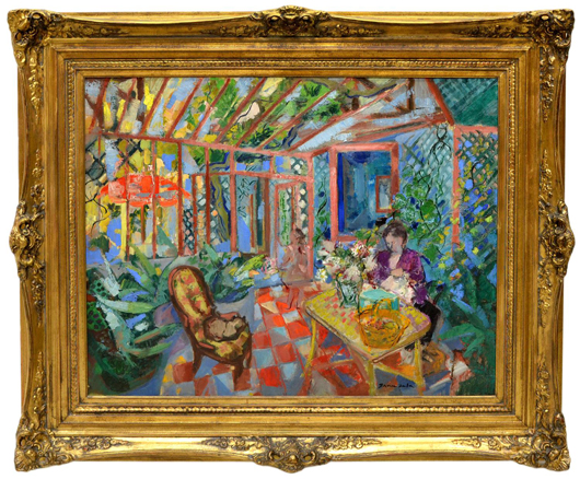 Emilio Grau Sala painting on canvas estimated to fetch $12,000-$18,000