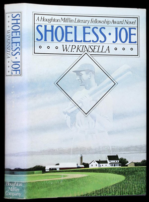 The dust jacket of this first edition of W.P. Kinsella's book 'Shoeless Joe' depicts the Iowa countryside, the setting for 'Field of Dreams.' Image courtesy of LiveAuctioneers.com Archive and PBA Galleries.
