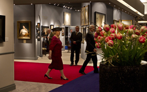 Queen Beatrix of the Netherlands visited TEFAF Maastricht 2012 on Wednesday as the world’s largest art and antiques fair prepared to celebrate its silver jubilee. Photo: Harry Heuts, courtesy The European Fine Art Fair.