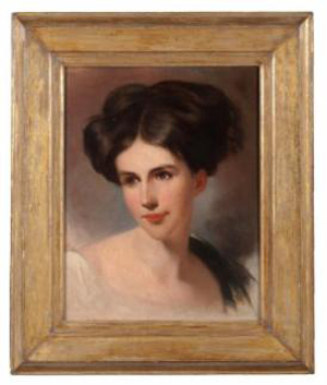 Portrait of Maria Gratz by Thomas Sully. Gift of Maria and William Roberts. Photo by Douglas A. Lockhard. Image courtesy Rosenbach Museum and Library.