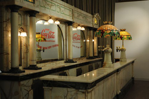 Coca-Cola soda fountain made by Liquid Carbonic for the Columbian Exposition of the 1893 Chicago World's Fair. The bar back is 10 ft. high and 19 ft. 9 in. long. It realized $4.5 million in Richard Opfer Auctioneering's March 24-25 sale of contents of the Schmidt Museum of Coca-Cola Memorabilia. Image courtesy of LiveAuctioneers.com Archive and Richard Opfer Auctioneering.