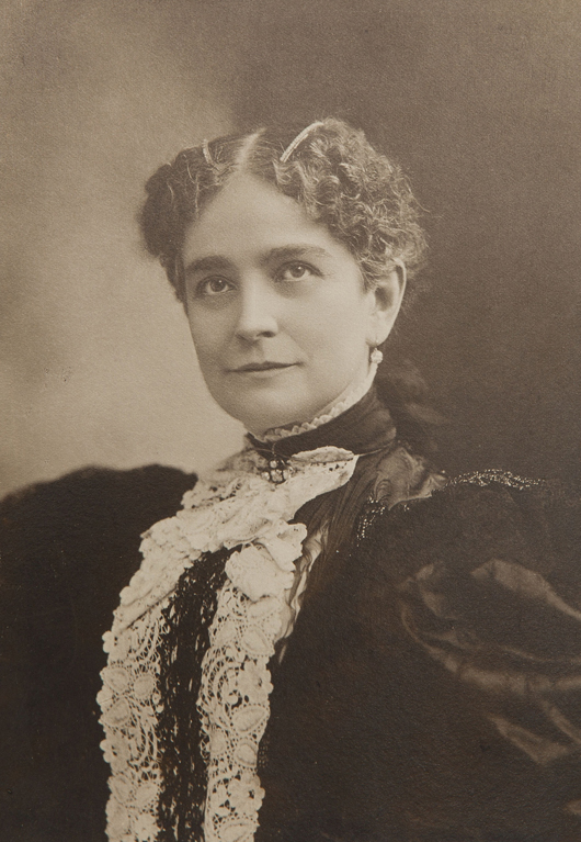 Ida Saxton McKinley, wife of President William McKinley. Image courtesy Wikimedia Commons.