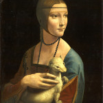 'Lady with an Ermine' by Leonardo da Vinci, circa 1490, oil and tempera on panel. Image courtesy Wikimedia Commons.