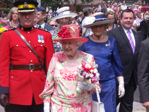 Queen Elizabeth during an appearance in Toronto in July 2010. Image courtesy Wikimedia Commons.