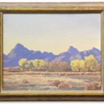 Paintings by California artists such as Maynard Dixon (1875-1946) will need to be packed and stared with the planned closings of state parks on July 1. Image courtesy LiveAuctioneers Archive and Clars Auction Gallery.