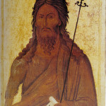 14th-century Macedonian icon of John the Baptist, Eastern Orthodox Church.