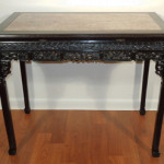 Antique Chinese rosewood table. Image courtesy Manatee Galleries Inc.