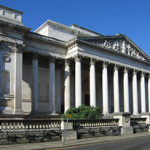 Main entrance to Fitzwilliam Museum, Cambridge, England. Photo copyright Andrew Dunn, Sept. 9, 2004, licensed under the Creative Commons Attribution-Share Alike 2.0 Generic license.