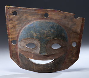 Yupik Eskimo mask, $41,125. Image courtesy of Cowan's.