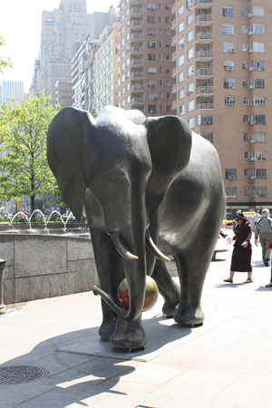 Reading the Streets: The elephant in Columbus Circle