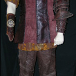 Camelot, King Arthur (Jamie Campbell) hero costume. Premiere Props image.
