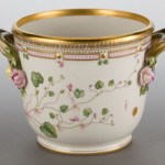 Wine coolers were also made in European and Chinese Export porcelain. This Royal Copenhagen example in the Flora Danica pattern, 1969-1974, sold for $1300 last December. Courtesy Heritage Auctions