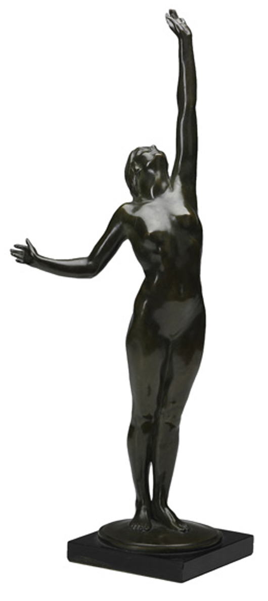 Lot 133 from Rago's May 12 Fine Art auction, Harriet Whitney Frishmuth, 'Star,' 1916, $10,000-$15,000. Image courtesy Rago's.