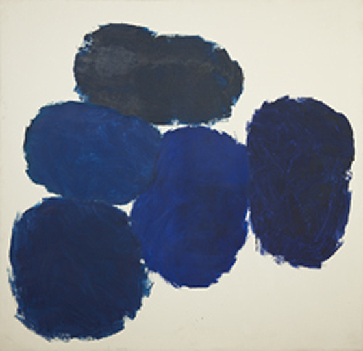 Ray Parker, 'Untitled,' sold for $58,560. Image courtesy Leslie Hindman Auctioneers.