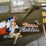 World War II aircraft were often decorated with art by talented members of the crew. Image courtesy Wikimedia Commons.