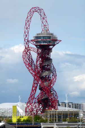 ArcelorMittal Orbit tower in London.This file is licensed under the Creative Commons Attribution-Share Alike 3.0 Unported license.