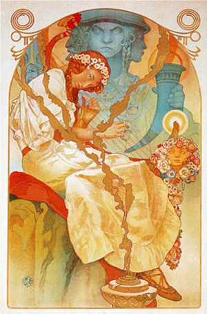 'The Slav Epic' by Alphonse Mucha, 1928. Image courtesy Wikipaintings.org.