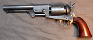 A Colt Dragoon Model 1848 government issue with U.S. stamping. This file is licensed under the Creative Commons Attribution-Share Alike 3.0 Unported, 2.5 Generic, 2.0 Generic and 1.0 Generic license.