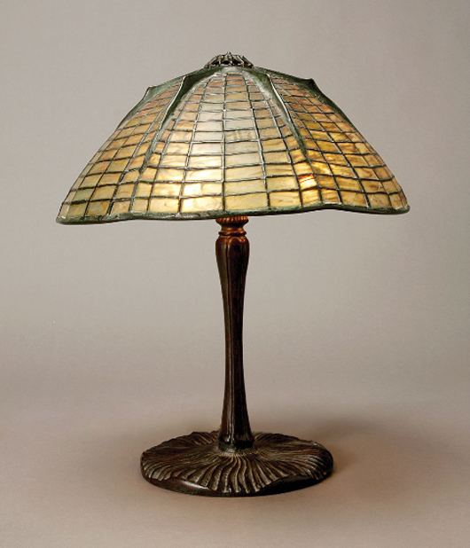 Tiffany Studios Spider lamp,1899-1928. Estimate: $30,000-$50,000. Image courtesy Michaan's Auctions. 