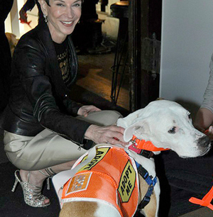 The invitation-only Opening Night was sponsored by 1stdibs and benefited the ASPCA. Special guests of the four-legged variety seemed to enjoy the spotlight and the attention.