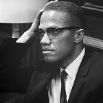 Malcolm X waiting for a press conference to begin on March 26, 1964. Photo by Marion S. Trikosko. U.S. News & World Report Magazine Photograph Collection, Library of Congress, Reproduction Number: LC-DIG-ppmsc-01274.