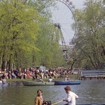 View of pond with Ferris wheel in background at Moscow's Gorky Central Park of Culture and Leisure, where Dasha Zhukova plans to install a 'paper tube' venue. Image by Valeriy Shustov, provided to Wikimedia Commons by Russian International News Agency (RIA Novosti) and licensed under the Creative Commons Attribution-Share Alike 3.0 Unported license.