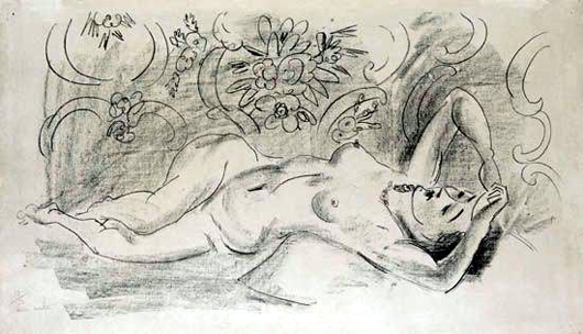 Henri Matisse lithograph. Love At First Bid image.