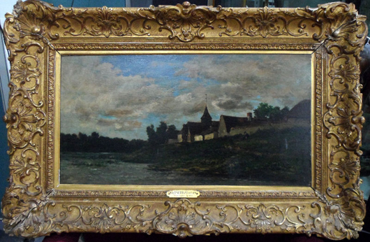 Charles Francois Daubigny (French 1817-1878) Oil Painting