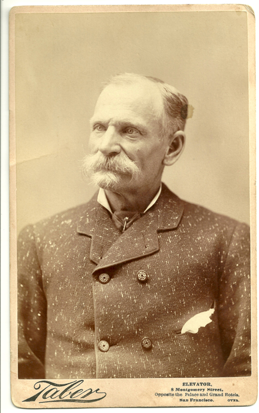 Rare photo of ‘gentleman bandit’ Black Bart, circa 1883. Estimate: $30,000-$40,000. Brian Lebel’s Old West Auction image.   