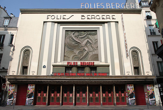 Facade of Folies Bergere, 2011 image by HRNet, licensed under the Creative Commons Attribution-Share Alike 3.0 Unported, 2.5 Generic, 2.0 Generic and 1.0 Generic license.