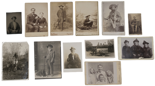 Photographic archive of photographer R.C. Morrison of Miles City, Mont., 1880s-1890s. Estimate: $30,000-$50,000. Cowan’s Auctions Inc. image.