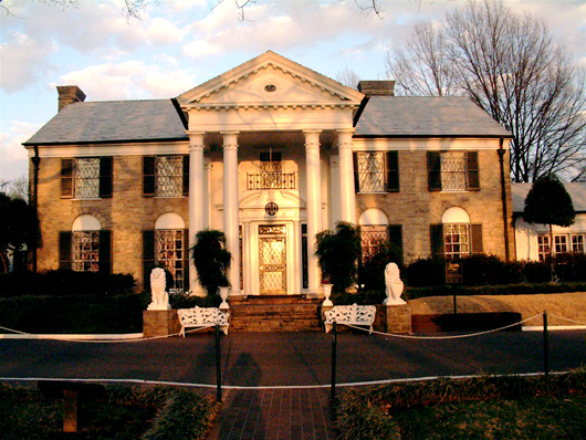 Graceland in Memphis, Tenn., has been open to the public for 30 years. This file is licensed under the Creative Commons Attribution 2.5 Generic license. 