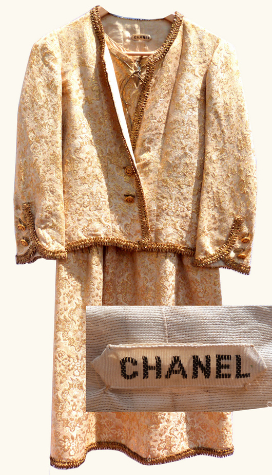Vintage Chanel Dress Suit. Love At First Bid image.