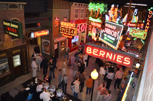 An overview of Main Street during the sneak preview event.
