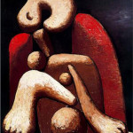 Pablo Picasso's 'Woman in a Red Armchair,' oil on canvas, 1932. Image courtesy Wikipaintings.org.