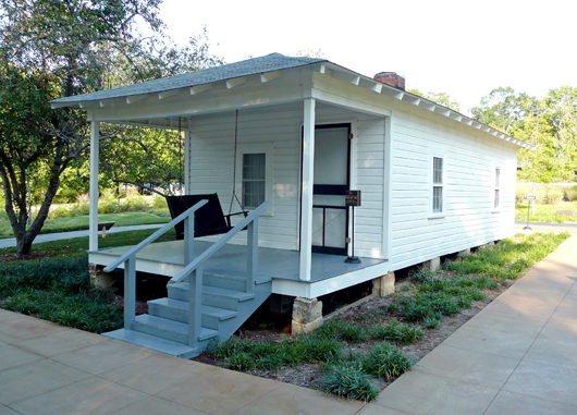 The house in Tupelo, Miss., where music legend Elvis Presley was born. Photo taken in 2007.