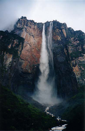Salto Angel (Angel Falls) in Canaima National Park in southeastern Venezuela. Photo by Rich Childs, licensed under the Creative Commons Attribution 2.0 Generic license.