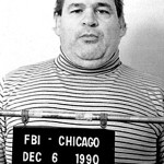 FBI mugshot of Chicago Outfit mobster Frank Calabrese Sr. (b. 1937), a k a 'Frankie Beeze,' taken on Dec. 6, 1990.