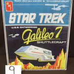 A late 1960s AMT hobby model kit depicting the 'Star Trek' shuttle Galileo 7. Image courtesy LiveAuctioneers.com Archive and Cloud's Antiques.