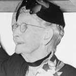 Grandma Moses, aka Anna Mary Robertson, in 1953. Image courtesy Wikimedia Commons.