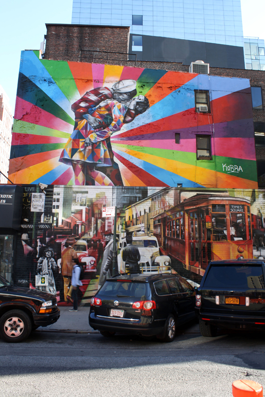 Mural by Eduardo Kobra, New York City. Photo by Kelsey Savage.