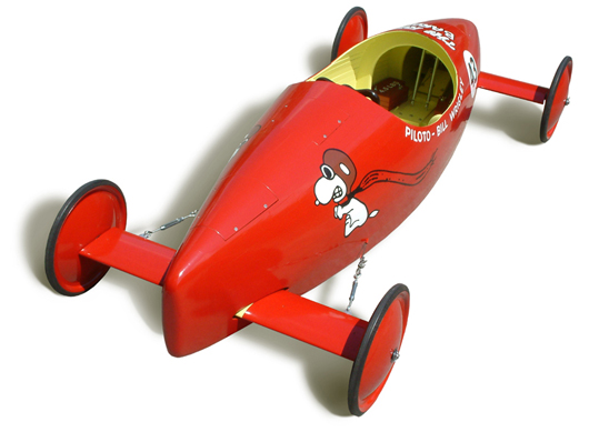 A 1960s Soap Box Derby car built and raced by a contestant from Ontario. Image by Bill Wrigley, courtesy Wikimedia Commons.