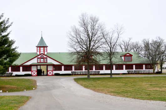 A view of the stables at Calumet Farm in Lexington, Ky. Image by rreihm. This file is licensed under the Creative Commons Attribution 2.0 Generic license. 
