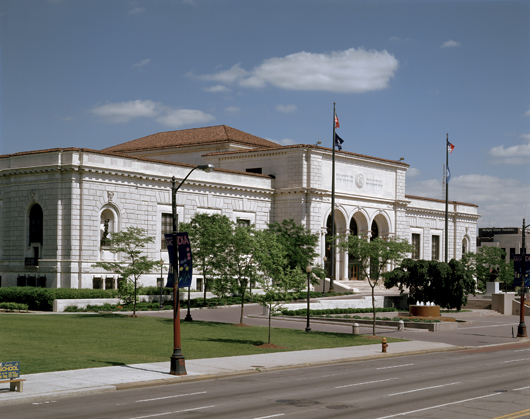 The main building of the Detroit Institute of Arts, designed by French-American architect and industrial designer Paul Philipe Cret. Detroit Institute of Arts image.
