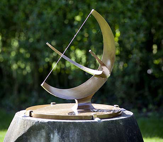  Henry Moore's (British, 1898-1986) bronze 'Working Model for Sundial,' 1965, recovered after being stolen from the grounds of The Henry Moore Foundation. Image courtesy of The Henry Moore Foundation.